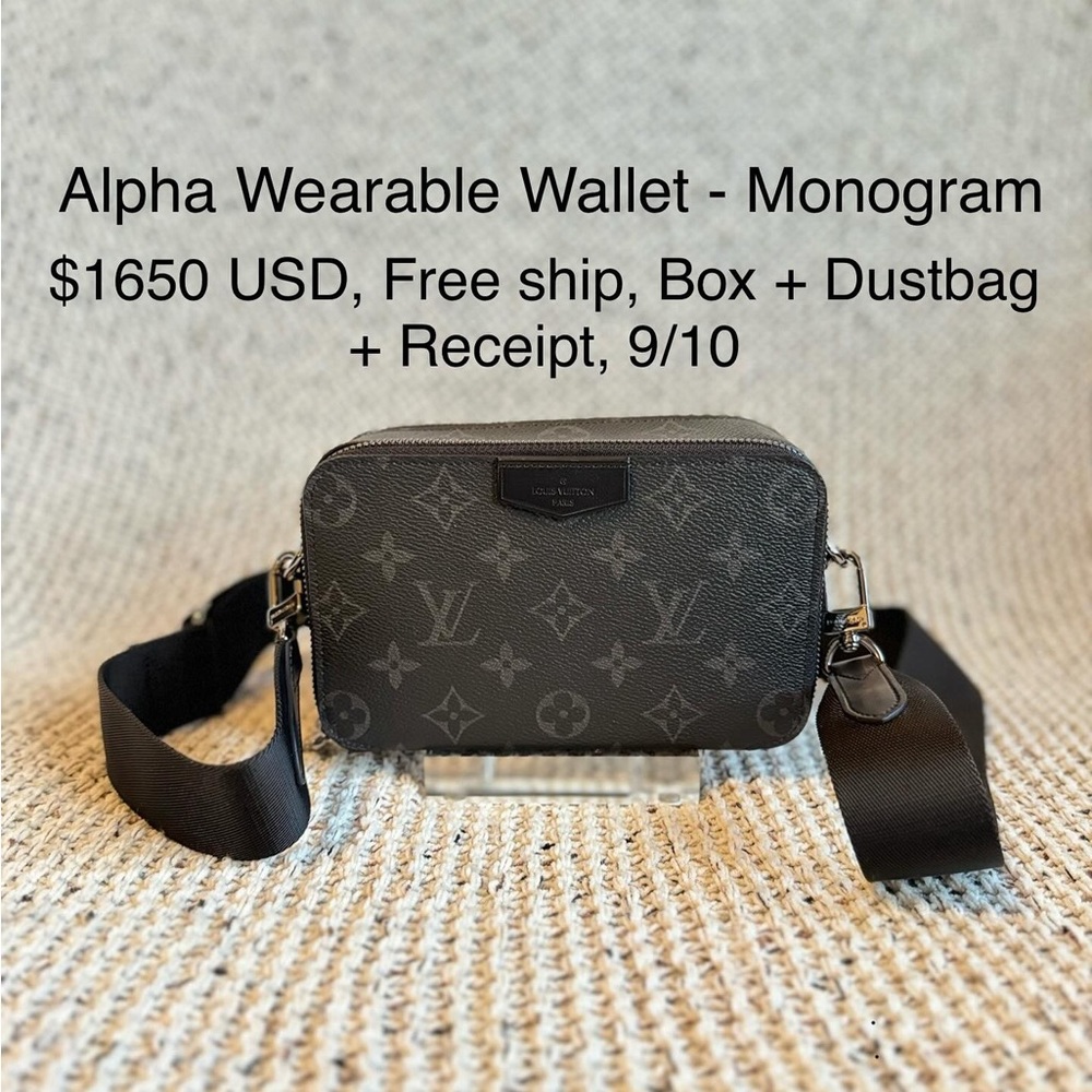 Louis Vuitton Alpha Wearable Wallet - Monogram